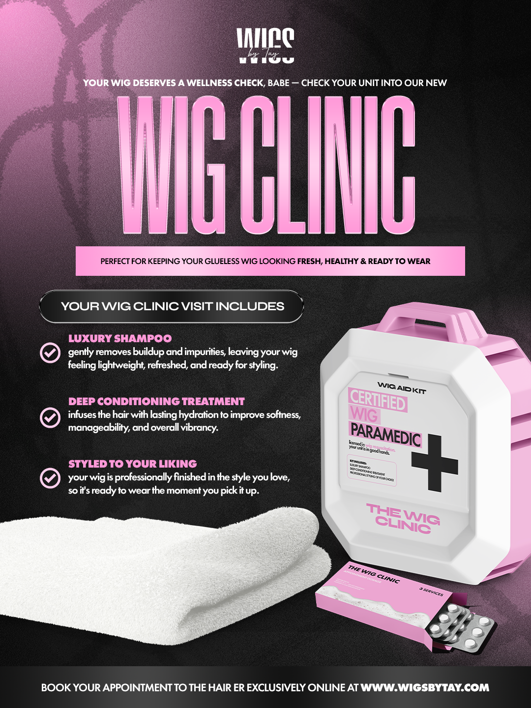 Wig Clinic Revamp Service 🩺